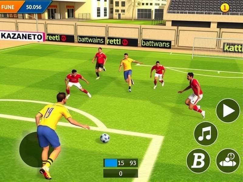 Desi Street Soccer Gameplay Screenshot
